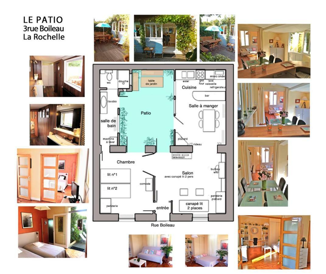 Hébergement de vacances Le Patio Maison De Charme 150m Et Hyper Centre La Rochelle (Charente-Maritime)